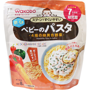 【まとめ買う】和光堂 ベビーフード らくらくまんま ベビーのパスタ 4種の緑黄色野菜 115g×12個セット