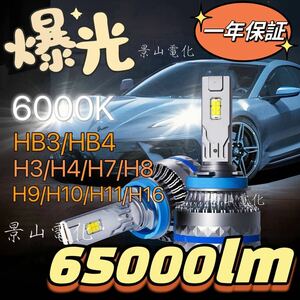 LED ヘッドライト 最新型 バルブ フォグランプ 車 Hi/Lo 65000LM トヨタ ホンダ 日産 車検対応 白 H3 H4 H7 H8 H9 H10 H11 H16 HB3 HB4 #S1