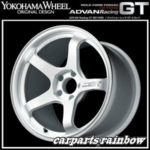 ★YOKOHAMA WHEEL ADVAN Racing GT BEYOND/ビヨンド forJaoaneseCars 18×10.5J 5/114.3 +15★RWW/レーシングホワイト★新品 4本価格★