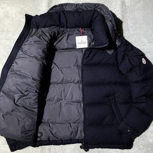 XL相当★MONCLER MONTGENEVRE モンクレール モンジュネーブル ダウンジャケット ブルゾン パーカー 着脱フード 2way 紺 ネイビー メンズ 3