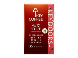 キーコーヒー KEY DOORS+ モカブレンド 粉 (VP) 180g