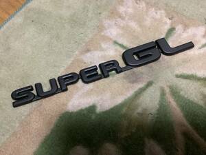 ★ 未使用　トヨタ　ハイエース　スーパーGL 100系　マットブラック　エンブレム　リア用 艶消し　黒　純正　SUPER GL 　レジアス　★