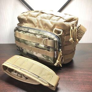 【廃盤】① LINHA MSB-03 2WAY WAIST BAG GROUPER TYPE Ⅲ リーニア 2ウェイウエストバッグ グルーパー ヒップバッグ 迷彩 CAMO