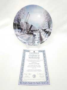 WEDGWOOD ウェッジウッド プレート 絵皿 飾り皿 Under the Lift Bridge ☆CH06☆10