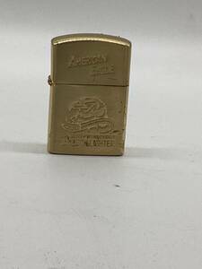 【11060】AMERICAN EAGLE ターボライター ゴールドメッキ 鷹 鷲 JACKSON LIGHTER アンティーク 中古品 