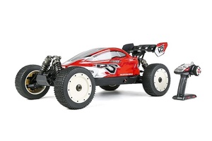 新価格！新品・完成品 エンジンRCカーROFUN D5-B 4WD 36cc レッド すべて揃ったエンジン・受信機・サーボ・送信機etc ROVANSPORTS