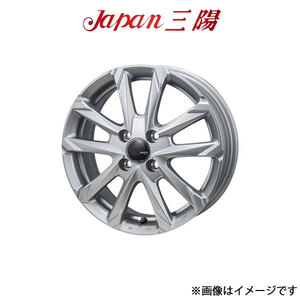 ジャパン三陽 ザック JP-325 アルミホイール 4本 ワゴンR MH23S(13×4.0B 4-100 INSET45 ブライトシルバー)Japan三陽 ZACK JP-325