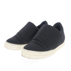 ダークシャドウ DRKSHDW リックオウエンス 24AW PUFFER SLIP ON スリッポン スニーカー 靴 42 ブラック 黒 DU02D2827 MUPA メンズ