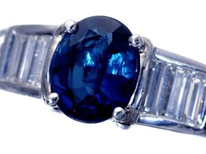 【ジュエリー極】GIA鑑 極上品ブラジル産 超極上天然アレキサンドライト1.17ct ＆上質ダイヤ 超高級Pt900リング h6542rml【送料無料】