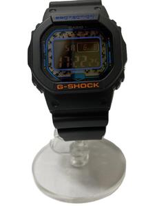 CASIO◆ソーラー腕時計_G-SHOCK/アナログ/BLK/BLK