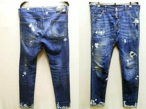 ◇即決[48]DSQUARED2 17SS COOL GUY JEAN S71LB0241 ストレッチ スリム デニム クールガイ パンツ■4403