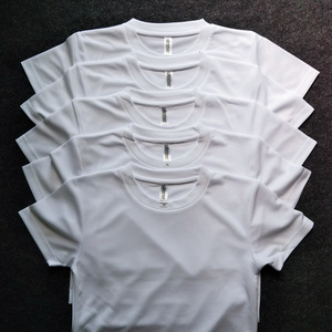glimmer Tシャツ 5枚セット 130CM 無地 白系 ホワイト 半袖 キッズ 子供 ドライ メッシュ グリマー 未使用に近い