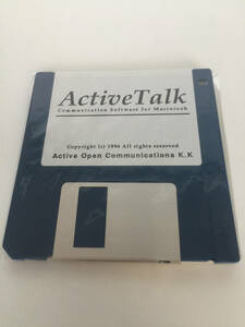 即決 未開封品 Active Talk Communication Software for Apple Macintosh 3.5"2HD 1994 