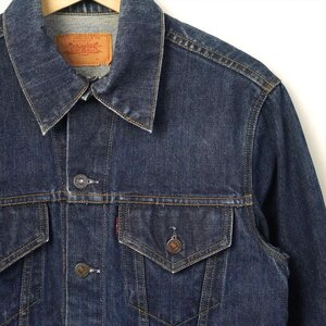 60s70s ビンテージ Levis リーバイス 70505 ビッグE 4TH デニム Gジャン トラッカージャケット M相当