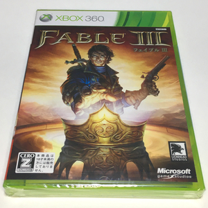 ■■【新品未開封】FABLE III　フェイブル3　Xbox360　18才以上のみ対象　FABLE3　フェイブルⅢ　フェーブル3　■■