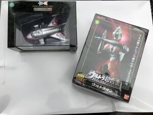 ★昭和とVANと おもちゃ★ BANDAI ウルトラ超合金 ウルトラマン ＋ジェットビートル　デッドストック新品保管品