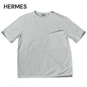 HERMES エルメス プルオーバーシャツ サイドジップ 39