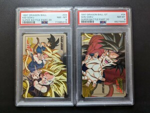 PSA 8 ドラゴンボールGT　カードダス　スーパーバトル　No.03 No.04 まとめ売り