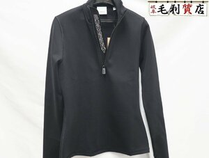 バーバリー BURBERRY タートルネック ストレッチ 8058687 プルオーバー ハーフジップ サイズ M ジャージ レディース アパレル