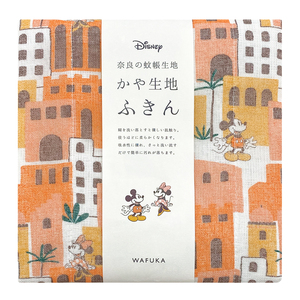 ☆ オアシスデートミッキーミニー ディズニー かや生地 ふきん 通販 蚊帳生地 布巾 Disney 蚊帳生地ふきん ディズニーふきん かわいい お