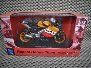 希少☆1/18・レプソル　ホンダ　チーム・ホンダRC211V＃3（2005）MAX　BIAGGI・ケース付き・ニューレイ製 ・新品