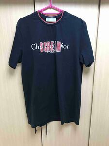 正規限定 17SS Dior Homme ディオール オム クリスヴァンアッシュ ロゴ SCREAM Tシャツ L 70周年限定