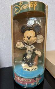 ◇レア☆ディズニー ヤンキース　ミッキーマウス　バブルヘッド バブルヘッドドール Mickey