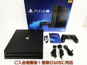 【1円】PS4Pro 本体/箱 セット 1TB ブラック SONY PlayStation4 CUH-7200B 初期化/動作確認済 FW12.00 プレステ4 K01-283hr/G4