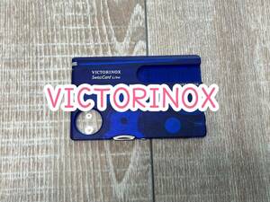 VICTORINOX/スイスカード ライト/トランスルーセントブルー