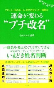 運命が変わる“プチ改名” アドレス、SNSネーム、呼び名をラッキー画数に/イヴルルド遥華(著者)