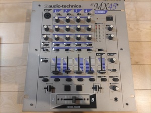 ★【動作未確認】DJmixer ミキサー　audio technica AT-MX45 オーディオテクニカ