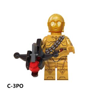 翌日発送　1 体　　C-3PO スター・ウォーズ　ミニフィグ ブロック　LEGO レゴ　互換　ミニフィギュア　x