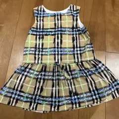 BURBERRY チェック柄 ノースリーブワンピース 92cm