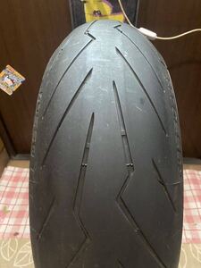 中古MCタイヤ PIRELLI DIABLO ROSSOⅢ 180/55ZR17 ピレリ ロッソ3 180 55 17 1318 M3325