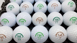 【激安】D41【超美品】ワークスゴルフ WORKS GOLF TOBiEMON シリーズ混合 ホワイト S級 30球セット【ロストボール】