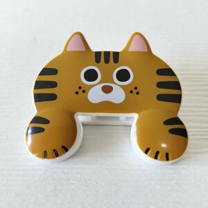 サンスター文具 ダイカットクリップ JITTOME（ジットメ） キジトラ 未使用品 [キャラクター クリップ 猫]