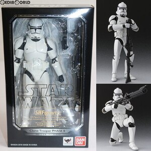 【中古】[FIG] S.H.Figuarts(フィギュアーツ) クローン・トルーパー フェイズ2 STAR WARS(スター・ウォーズ) 完成品 可動フィギュア バンダ