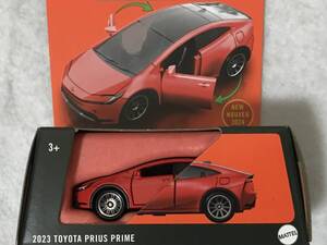 マッチボックス 2023 TOYOTA PRIUS PRIME 赤メタ MATCHBOX トヨタ プリウス プライム MOVING PARTS ムービングパーツ ドア開閉 未開封