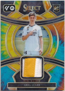 Arda Guler 2023-24 Panini Select La Liga RC Rookie Tie-Dye Prizm Patch 25枚限定 ルーキータイダイプリズムパッチ アルダ・ギュレル