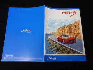 【￥900 即決】トヨタ MR-S / ZZW30型 専用 本カタログ / 1999年 【当時もの】