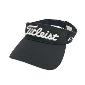 TITLEIST タイトリスト サンバイザー ブラック系 [240101295574] ゴルフウェア