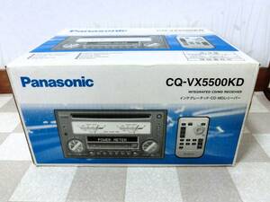 Panasonic CQ-VX5500KD 2DIN CD/MD/FM/AM アナログ オーディオ 希少 最大出力：45Wx4 ・商品が到着してから１ヶ月保証します。