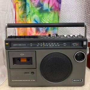 SONY ソニー ラジカセ CF-1980 CASSETTE-CORDER 2BANDS カセットレコーダー　ジャンク品　現状品