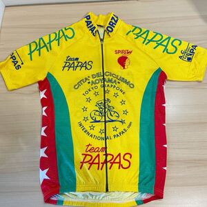 PAPAS パパス スポーツ M?サイズ イエロー team PAPAS 半袖 CITTA