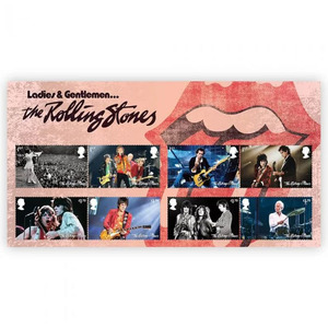 ROLLING STONES ローリング・ストーンズ / 切手 全8種 + 予約特典の封筒付き/Stamps Pack + First Day Envelope/結成60周年記念/公式グッズ