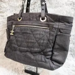 美品★CHANEL パリビアリッツ コーティングキャンバス トートバッグ