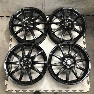 良品【17×7J インセット+50 PCD100 5H】LOXARNY SPORT アルミホイール 4本