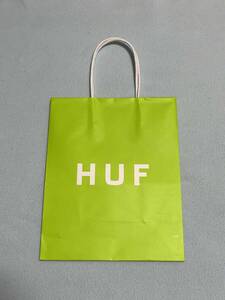 HUF　ハフ　ショッパー　紙袋　グリーン