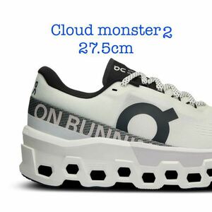 オン cloudmonster2 未使用 ON クラウドモンスター2 白スニーカー