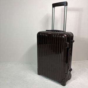 機内持ち可能　☆美品☆ RIMOWA SALSA DELUXE リモワ　サルサ　デラックス　33L 35L 2輪　キャリーケース　スーツケース　ブラウン　茶色